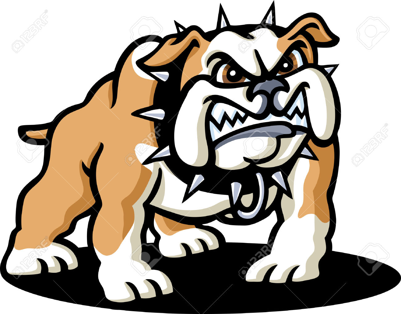 1300x1018 Bulldog Clipart Scared