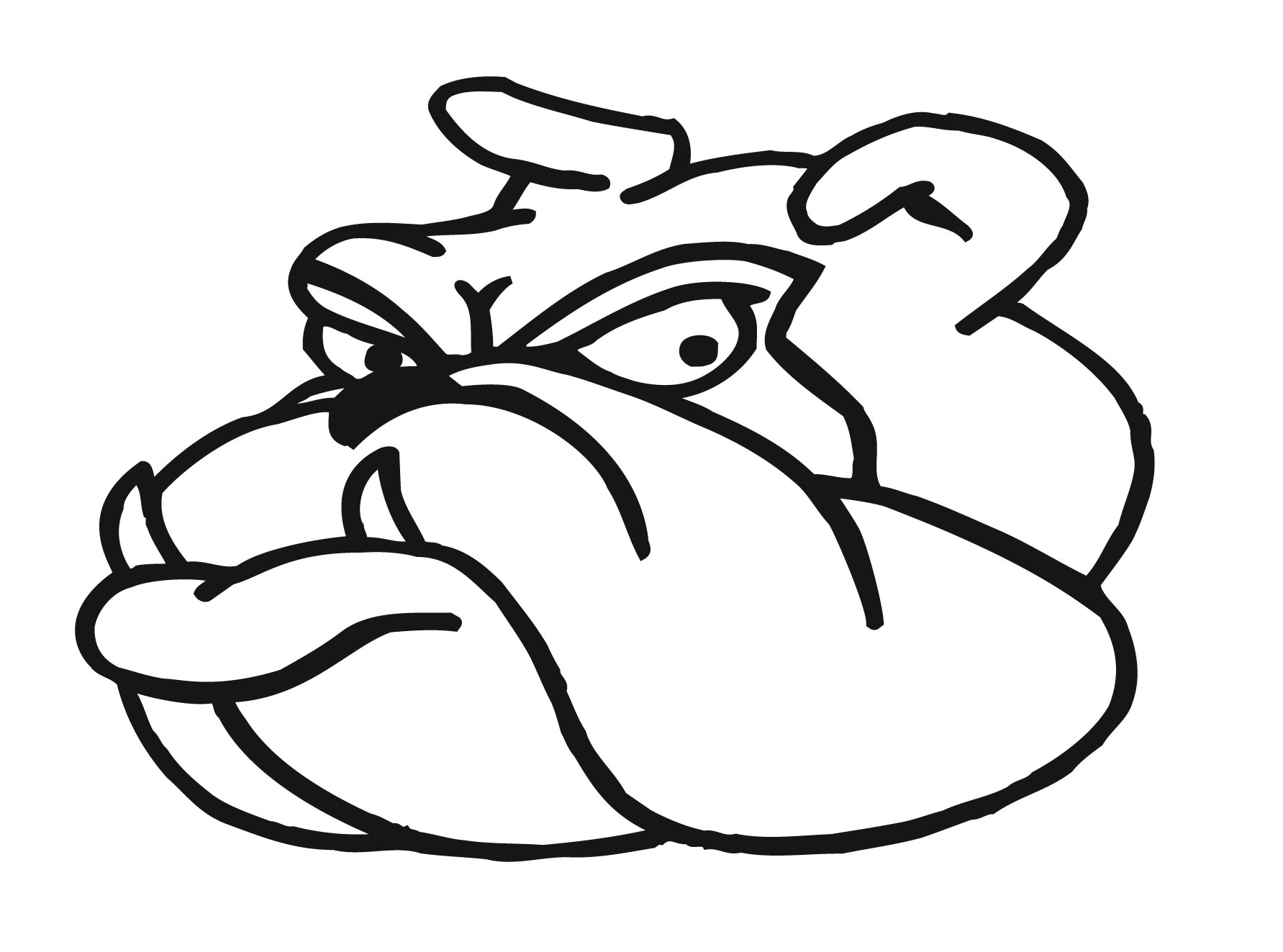 1783x1323 Best Bulldog Clipart