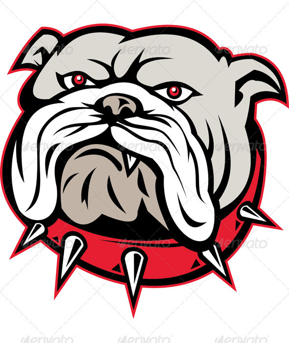 590x700 Angry Bulldog Dog Head Mascot By Patrimonio Graphicriver