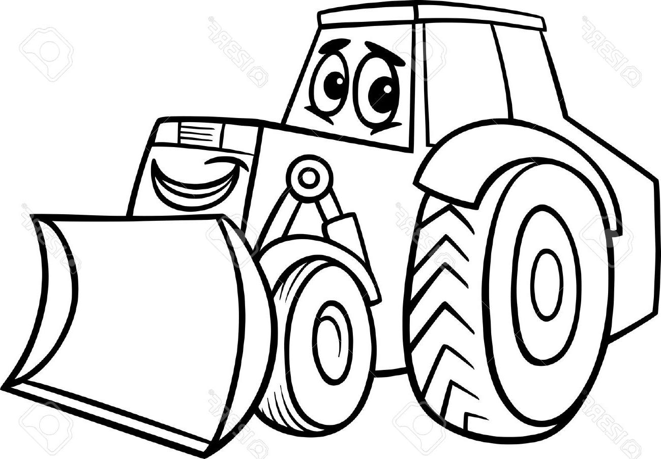 1300x902 Top And White Cartoon Bulldozer Clipart Black Pictures