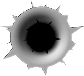 281x255 Bullet Hole Clipart