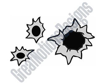 340x270 Bullet Holes Etsy