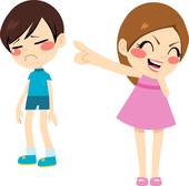 170x168 Clip Art Of Girl Bullying Boy K20188149