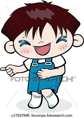 334x470 Stock Illustration Of Laugh, School Life, Bully, Men, Child, Scoff