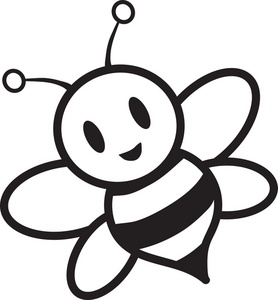 278x300 Cute Bee Clipart Black And White Free Clipart Images