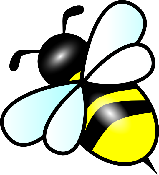 540x593 Small Bee Clip Art