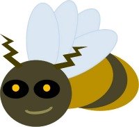 200x183 Bumble Bee Clip Art