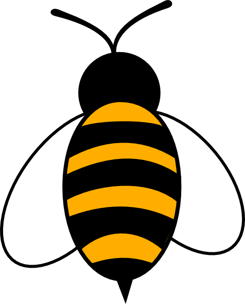 480x595 Bumble Bee Outline