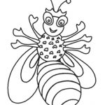 150x150 Outline Of A Bumble Bee Fee Cute Bee Clipart Black And White Free