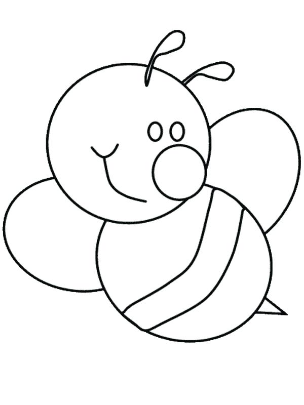 600x800 Awesome Stunning Bumble Bee Outline New Kids Coloring