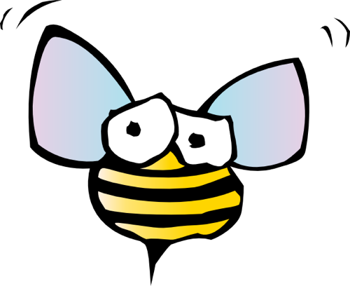 500x408 Free Bee Clip Art From The Public Domain