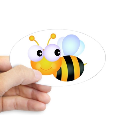 460x460 Bumble Bee Stickers Cafepress