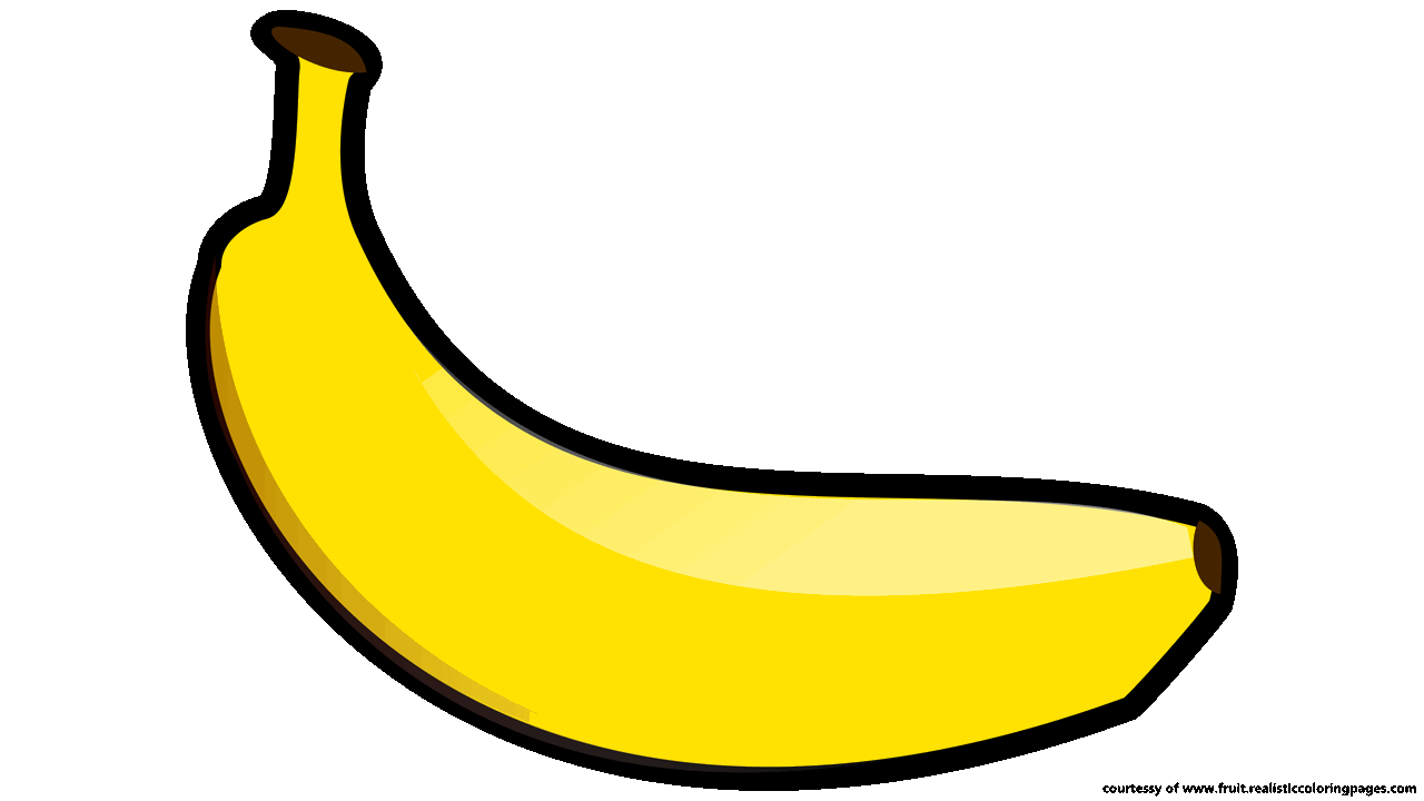 1280x720 Banana Clipart Yellow Banana