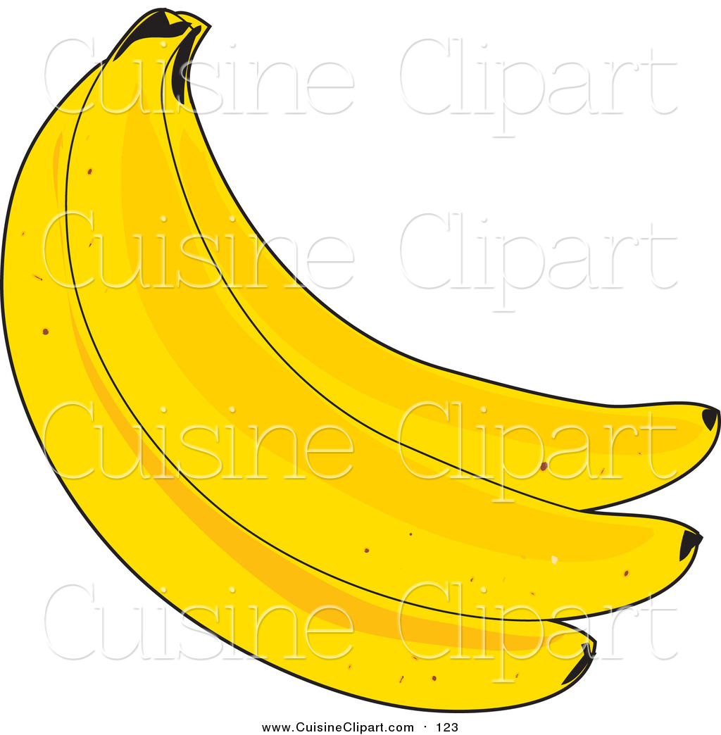 1024x1044 Cuisine Clipart Of A Bunch Of Fresh Yellow Bananas By Maria Bell