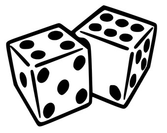 340x270 Dice Stickers Etsy