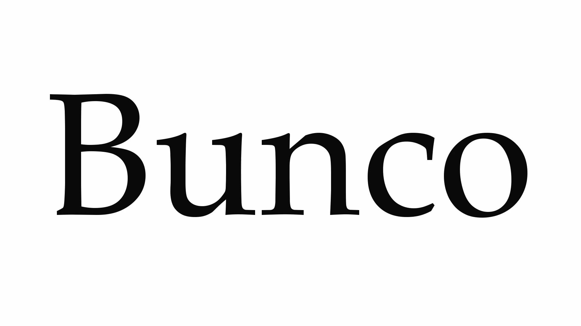 1920x1080 How To Pronounce Bunco