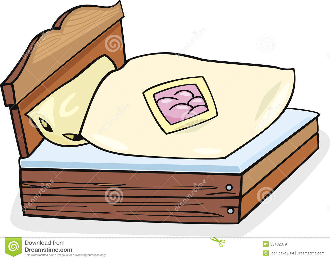 1300x1025 Furniture Clipart Wooden Bed