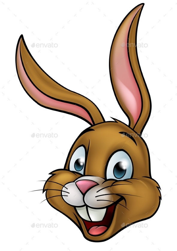 590x836 Cartoon Bunny Rabbit Face By Krisdog Graphicriver