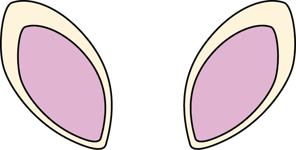 600x304 Bunny Ears Clip Art Image Clipart Panda