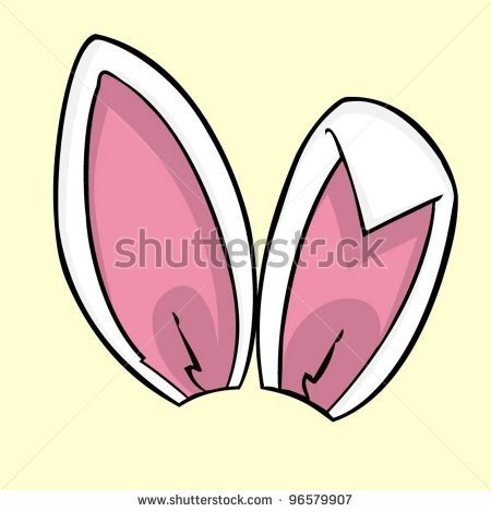 450x470 Bunny Ears Clipart