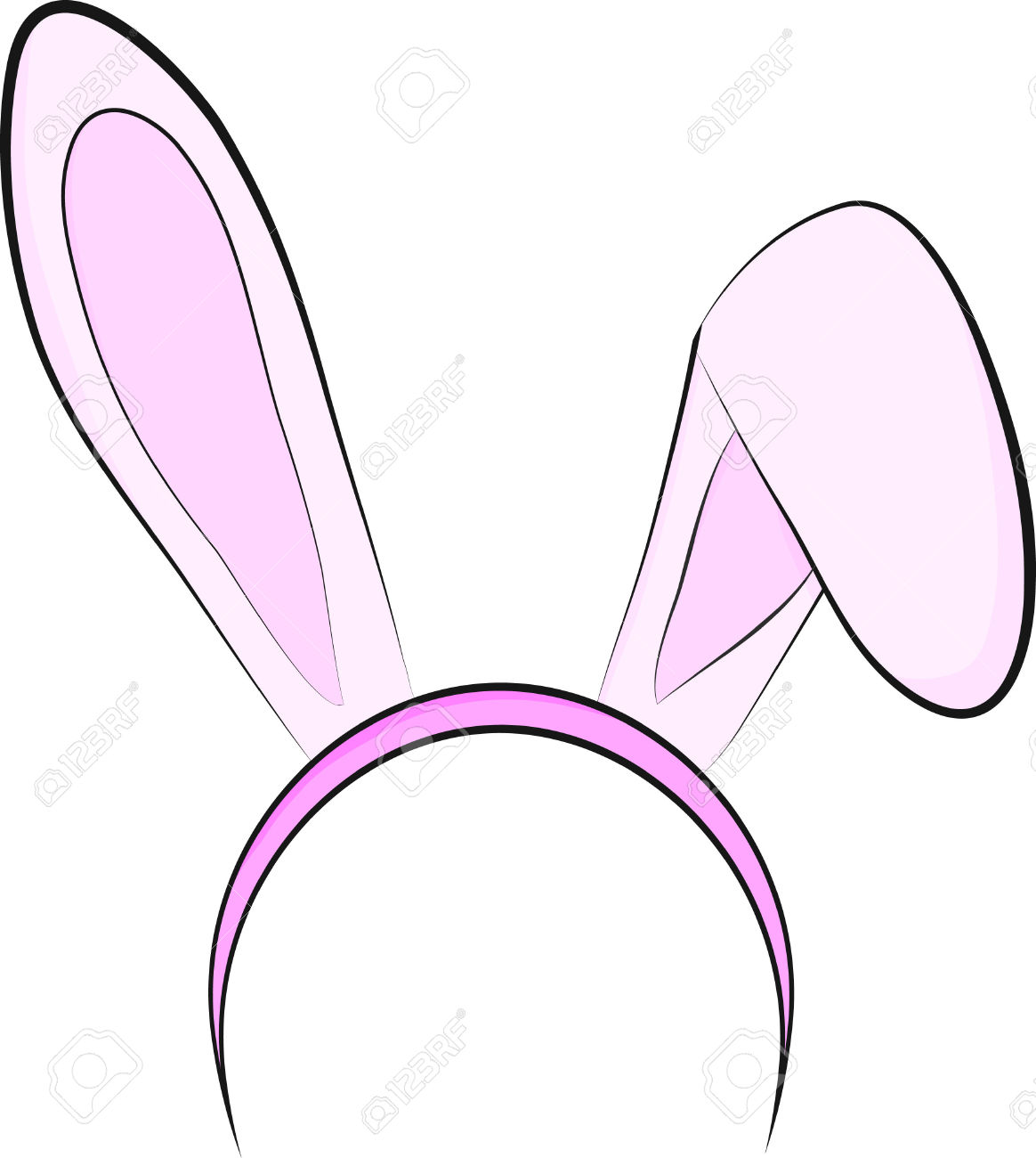 Bunny Ears Clipart | Free download on ClipArtMag