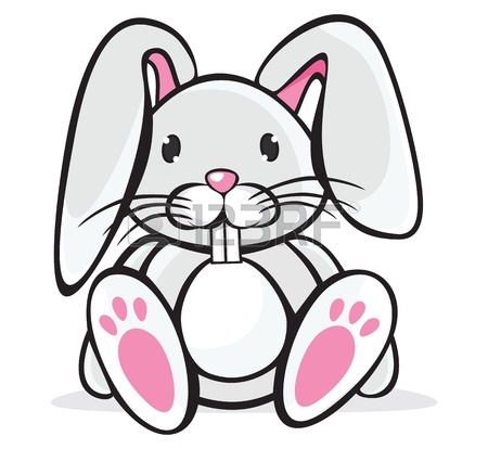450x414 Cute Rabbit Royalty Free Cliparts, Vectors, And Stock Illustration