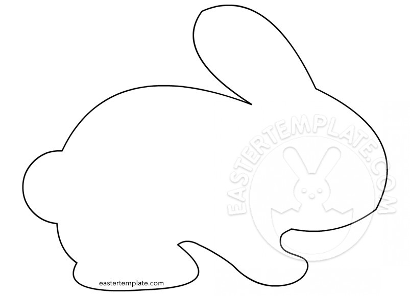 803x581 Outline Of Bunny Coloring Page