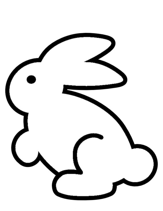 650x841 Bunny Clipart Rabbit Outline