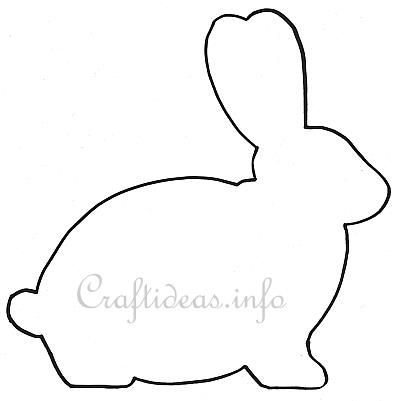 Bunny Outline | Free download on ClipArtMag