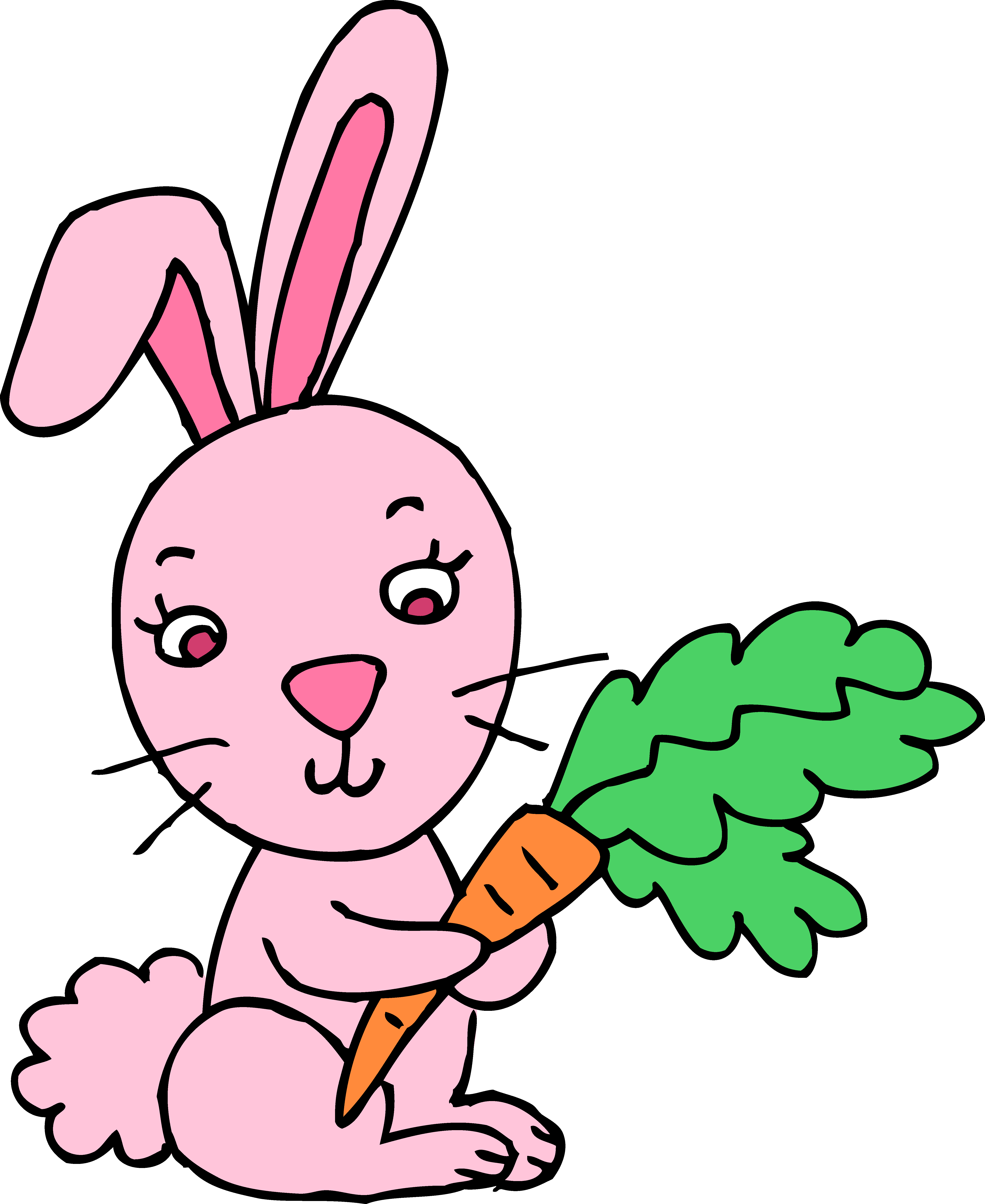 Bunny Outline Clipart | Free download on ClipArtMag