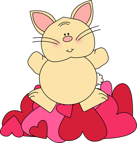 479x500 Bunny Love Clip Art