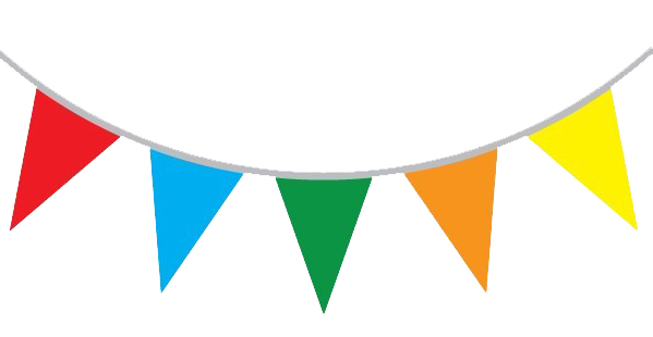 599x310 Bunting Clipart Pennant Banner