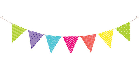 475x240 Clipart Bunting