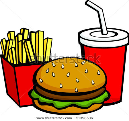 450x422 Clip Art Burger And Shake Clipart