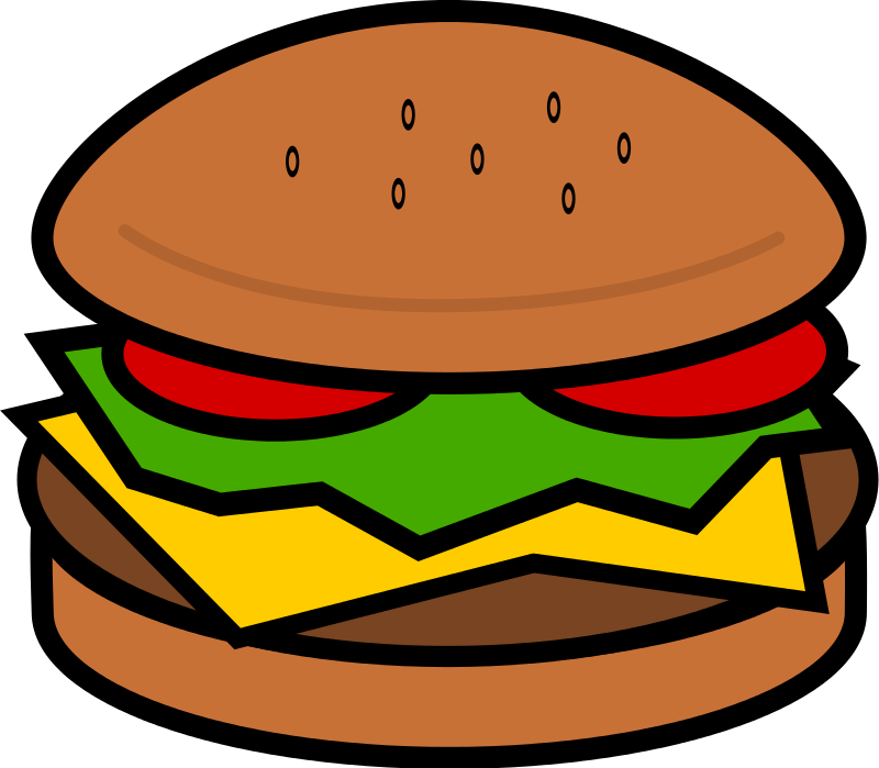 800x699 Hamburger Clipart Png