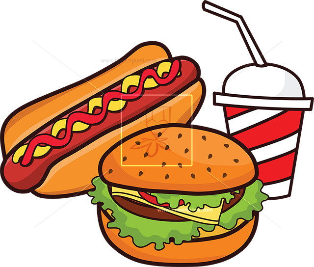 640x544 Veggie Burger Clipart Hot Dog