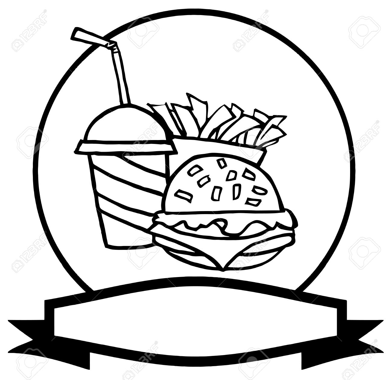 1300x1262 Burger Clipart Soda