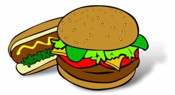 600x326 Burger Clipart Hotdog Hamburger
