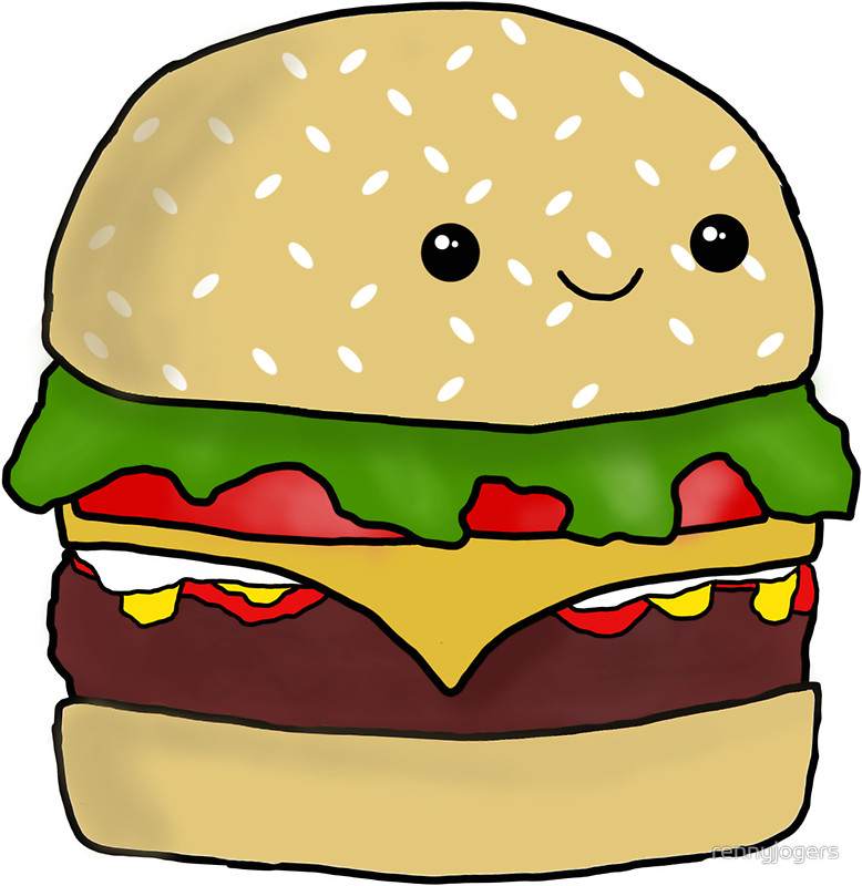 778x800 Burger Clipart Kawaii