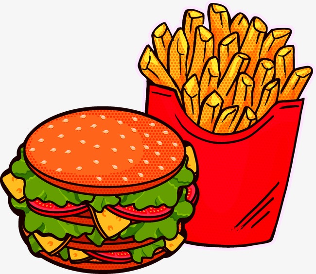 650x564 Fries Burger, Food, Food, French Fries Png And Psd File For Free