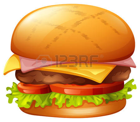 450x394 Veggie Burger Clipart Meat Food
