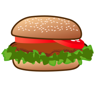 320x320 Burger Clipart Emoji