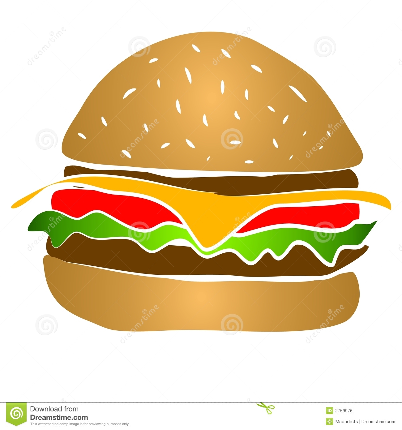 1300x1390 Burger Clipart Plain Hamburger