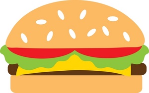 300x188 Hamburger Clipart