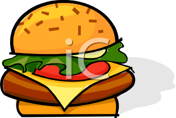 350x236 Royalty Free Hamburger Clip Art, Food Clipart