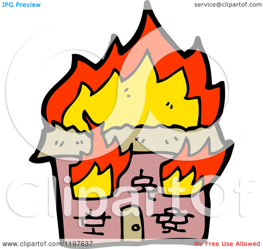 1080x1024 Burning House Clipart