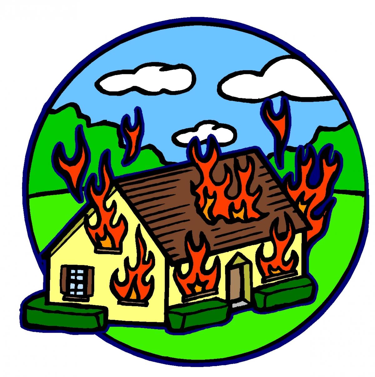 Burning House Cartoon Free Download On Clipartmag 