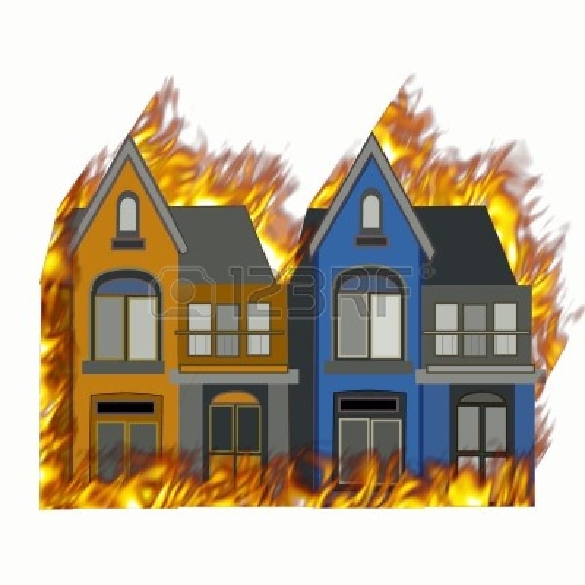 1200x1200 House Fire Clip Art Free Cliparts
