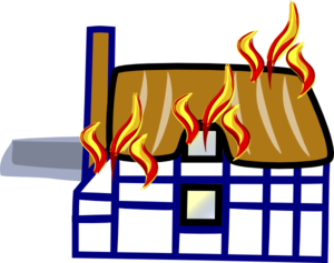 300x237 Fire In House Clip Art