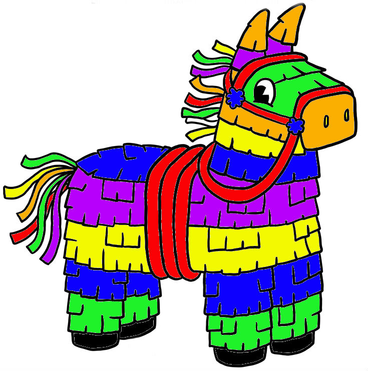 735x742 Burrito Pinata Clip Art Free Image